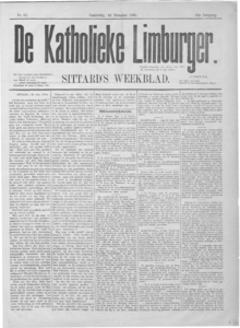  1885- 52 Katholieke Limburger, 24e jaargang, 24 december 1885